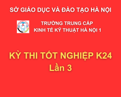 KỲ THI TỐT NGHIỆP K24 - LẦN 3